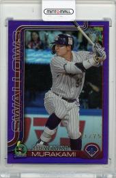 2025 TOPPS NPB 村上宗隆 #212 Purple Foil【73/75】 東京ヤクルトスワローズ