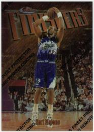 1997-98 Finest #90 Karl Malone B
