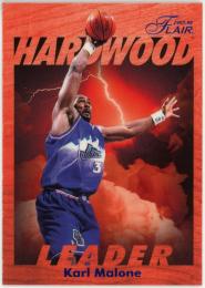 1997-98 Fleer Flair Hardwood Leaders #27 Karl Malone