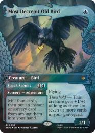 【HOB】【ENG】【サージ・Foil】〈257-R-U〉《この上なくよぼよぼな年より鳥/Most Decrepit Old Bird》ボーダーレス版(竜の財宝)