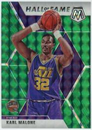 2019-20 Panini Mosaic Mosaic Green #284 Karl Malone HOF