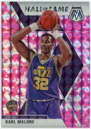2019-20 Panini Mosaic Mosaic Pink Camo #284 Karl Malone HOF