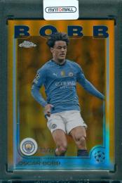 2024-25 TOPPS Chrome UEFA Club Competitions Oscar Bobb #91 Orange【3/25】 Manchester City