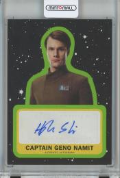 2019 Topps Star Wars: Journey to the Rise of Skywalker Hugh Skinner as Captain Geno Namit Base Autogaph/#A-HS
