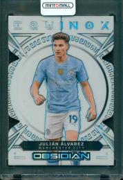 2023-24 PANINI Obsidian Julian Alvarez #9 Equinox Contra Electric Etch 【7/9】 Manchester City