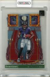 2023 PANINI Clearly Donruss Downtown #30 Zay Flowers RCカード Baltimore Ravens