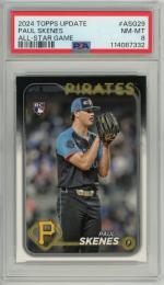 2024 Topps Update Paul Skenes 24 All-Star Game RC #ASG29【PSA 8 NM-MT】