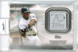 2021 Topps Baseball Series 1 Frank Thomas 70th Anniversary Patch