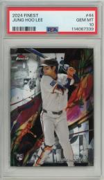 2024 Topps Finest Jung Hoo Lee Base RC #44【PSA 10 GEM MT】