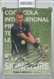2015 EPOCH COCA-COLA INTERNATIONAL PREMIER TENNIS LEAGUE Tomas Berdych STAR Signature【27/27】