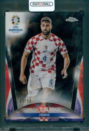 2024 TOPPS Chrome Sapphire UEFA Euro Josko Gvardiol #41 Black【9/10】 Croatia