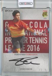2016 EPOCH COCA-COLA INTERNATIONAL PREMIER TENNIS LEAGUE Fernando Verdasco Authentic Signature【43/51】《右下部状態難》