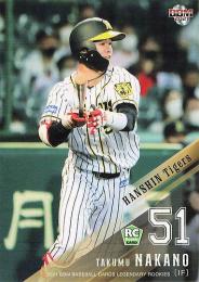2021 BBM ルーキー伝説 #LR86 中野拓夢(阪神) レギュラーカード RC