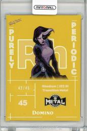 2021 UPPER DECK Marvel X-Men Metal Universe Purely Periodic #PUP27 Domino 【42/45】