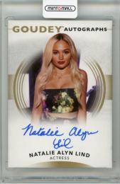 2022 UPPER DECK Goodwin Champions Goudey Autographs #GANA Natalie Alyn Lind 直筆サイン