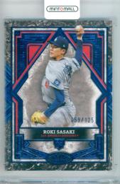 2025 Topps Tier One  Roki Sasaki #75 Base Tier 3 Blue Foil Parallel【059/125】 Dodgers