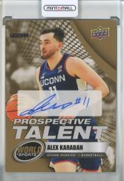 2025 Upper Deck World of Sports Alex Karaban Autographs #314
