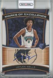 2025-26 Topps Jaylen Wells Marks of Excellence #MEJW Memphis Grizzlies