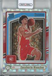 2024-25 Panini Donruss Zaccharie Risacher Crystals #219 RR 【66/125】 Atlanta Hawks