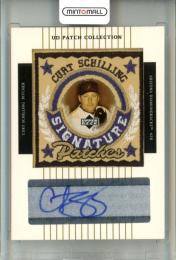 2003 UPPER DECK PATCH COLLECTION   Curt Schilling Signature Patchs Autograph Card