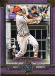 2019 Topps Museum Collection Los Angeles Angels Mike Trout Base Amethystパラレル版 62/99