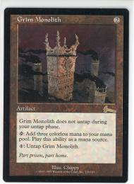 【ULG】【MP】【EN】厳かなモノリス/Grim Monolith【MTG】