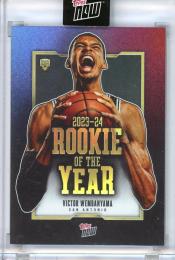 2023 TOPPS Now Victor Wembanyama #VW6 Rookie of the Year RC San Antonio Spurs