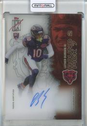 2025 Topps Signature Class Luther Burden III Rookie Class Crystal Clear Autographs #RCCLLB Chicago Bears