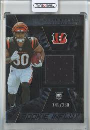 2023 Panini Black Chase Brown Rookie Influx Memorabilia #33【145/150】 Cincinnati Bengals