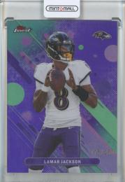 2025 Finest Lamar Jackson Purple Refractors #47【115/250】 Baltimore Ravens