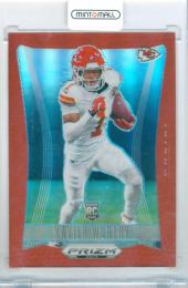 2024 Panini Deca Football Xavier Woathy #158 Base Red Prizm Parallel【001/199】《1STナンバー》