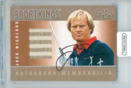 2010 Sports Kings Jack Nicklaus Autograph Memorabilia Card