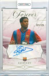 2025-26 Topps Forever FC Barcelona Patrick Kluivert  #FL-PK Barcelona Forever Legends Autograph Card【071/125】