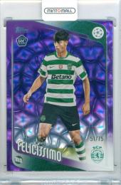 2026 Topps Uefa Japan Edition Eduardo Felicissimo #60 Base Purple Foil Parallel【51/75】
