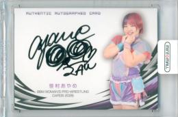 2026 BBM 女子プロレスカード 笹村あやめ 直筆サインカード【068/100】