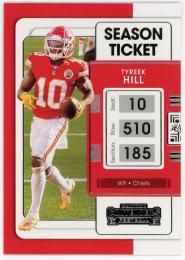 2021 Panini Contenders #48 Tyreek Hill