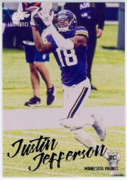 2020 Panini Luminance #217 Justin Jefferson CHRONICLES RC