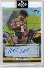 2021 TOPPS WWE Fully Loaded Wes Lee Future Stars Autographs Citrine #SWL【33/75】