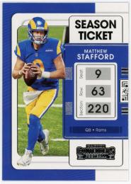 2021 Panini Contenders #54 Matthew Stafford