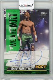 2021 TOPPS WWE NXT Isaiah "Swerve" Scott We Are NXT Autographs Green #ASW【73/99】