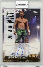 2021 TOPPS WWE NXT Isaiah "Swerve" Scott We Are NXT Autographs #ASW【227/250】