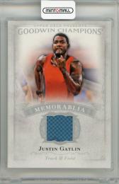 2016 UPPER DECK Goodwin Champions Memorabilia #MJG Justin Gatlin メモラビリアカード