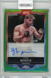2025 TOPPS Chrome UFC Chrome Stipe Miocic Veteran Autographs Green Refractors #CVASM【72/99】