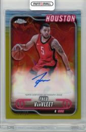 2025 TOPPS Chrome Fred VanVleet AUTO【44/50】 Houston Rockets