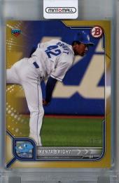 2022 Topps NPB Bowman  ブライト健太 (中日ドラゴンズ) Gold 36/50