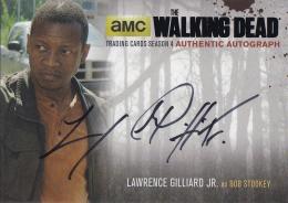 2016 CRYPTOZOIC The Walking Dead Season Four Part 2 Autograph Lawrence Gilliard Jr. as Bob Stookey