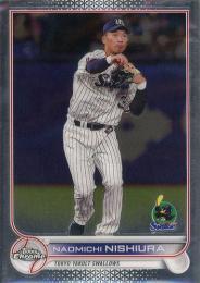 2022 TOPPS Chrome NPBプロ野球 #95 西浦直亨(ヤクルト) レギュラーカード
