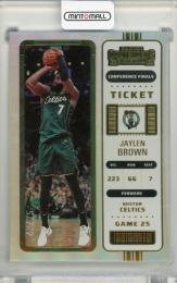 2022-23 PANINI Contenders Conference Finals Ticket #21 Jaylen Brown 【47/75】 Boston Celtics