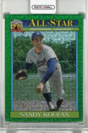 2026 Topps Series 2 Sandy Koufax '91 Topps Silver Pack Chrome All-Stars Green Refractors #91ASC2【19/99】