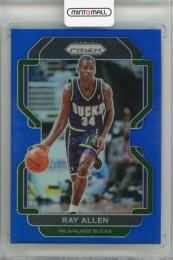 2021-22 PANINI Prizm Draft Picks Prizms Blue #91 Ray Allen 【167/199】 Milwaukee Bucks